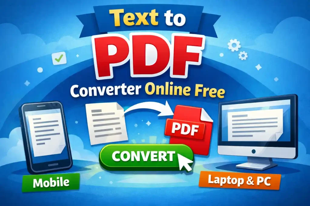 Convert Text to PDF Online Free