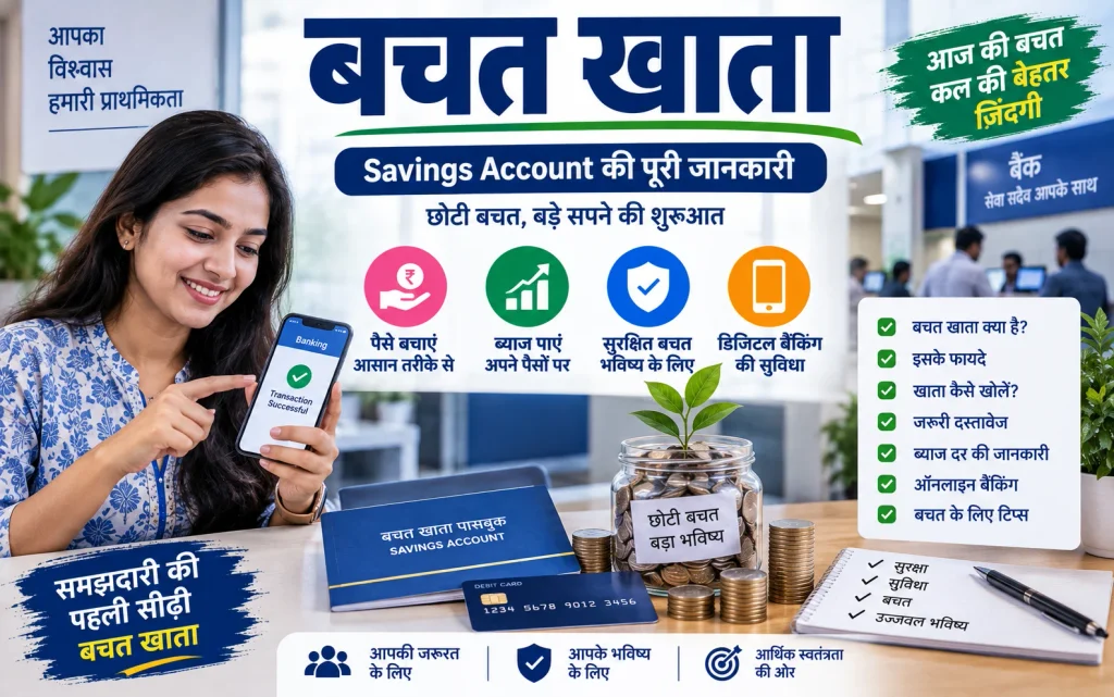 बचत खाता लाभ और उपयोग