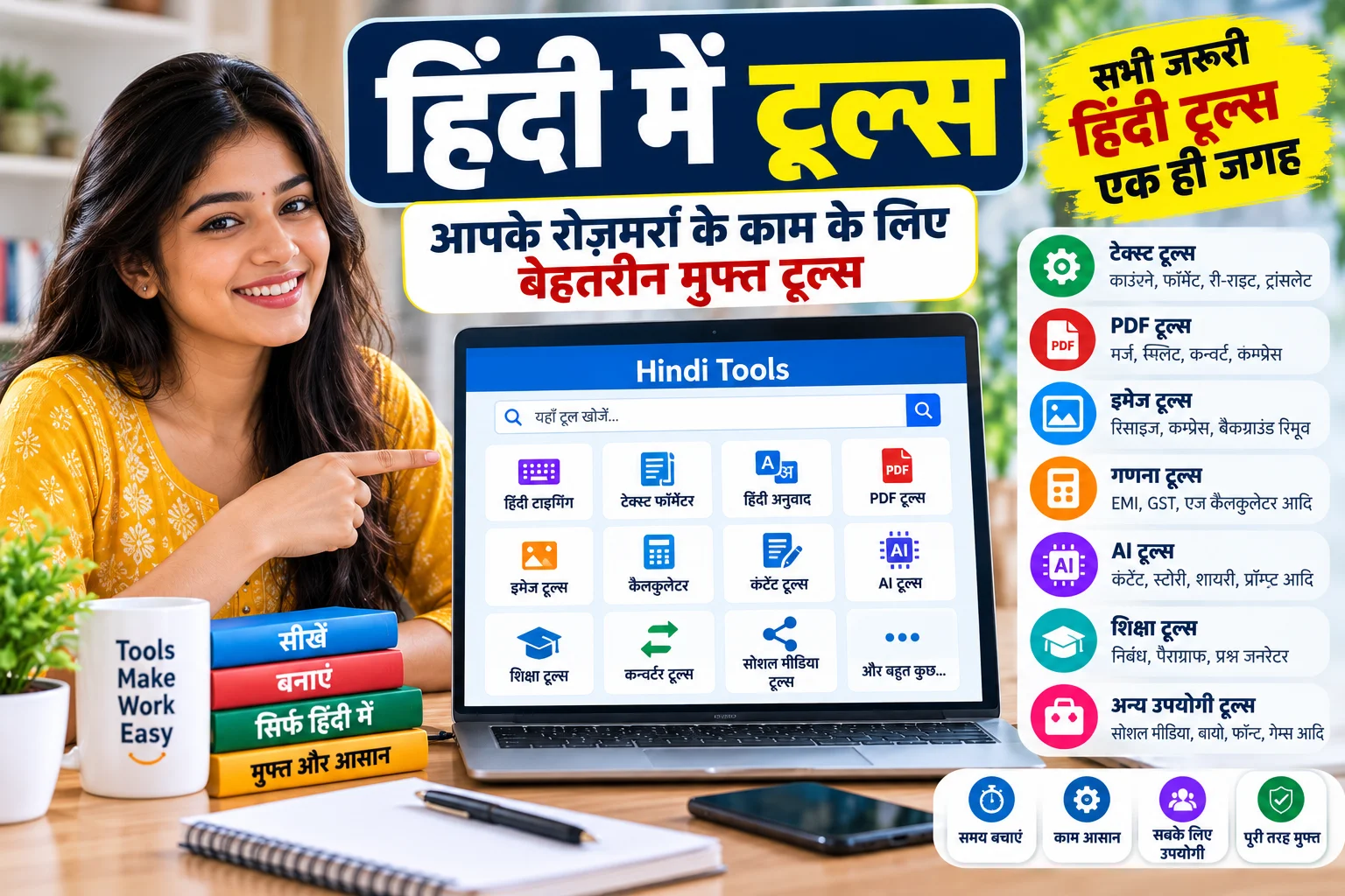 Hindi Me Tools