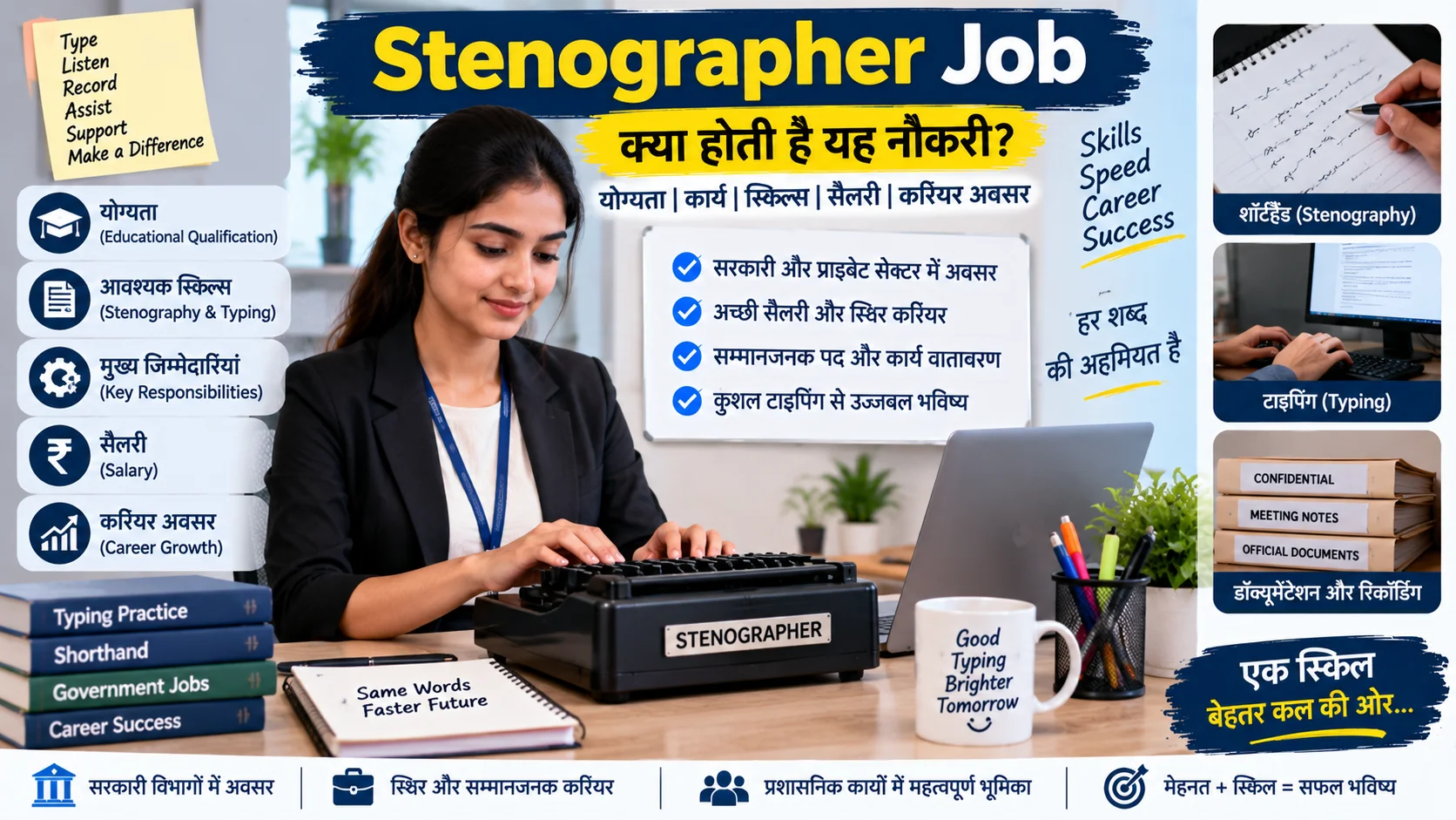 Stenographer job