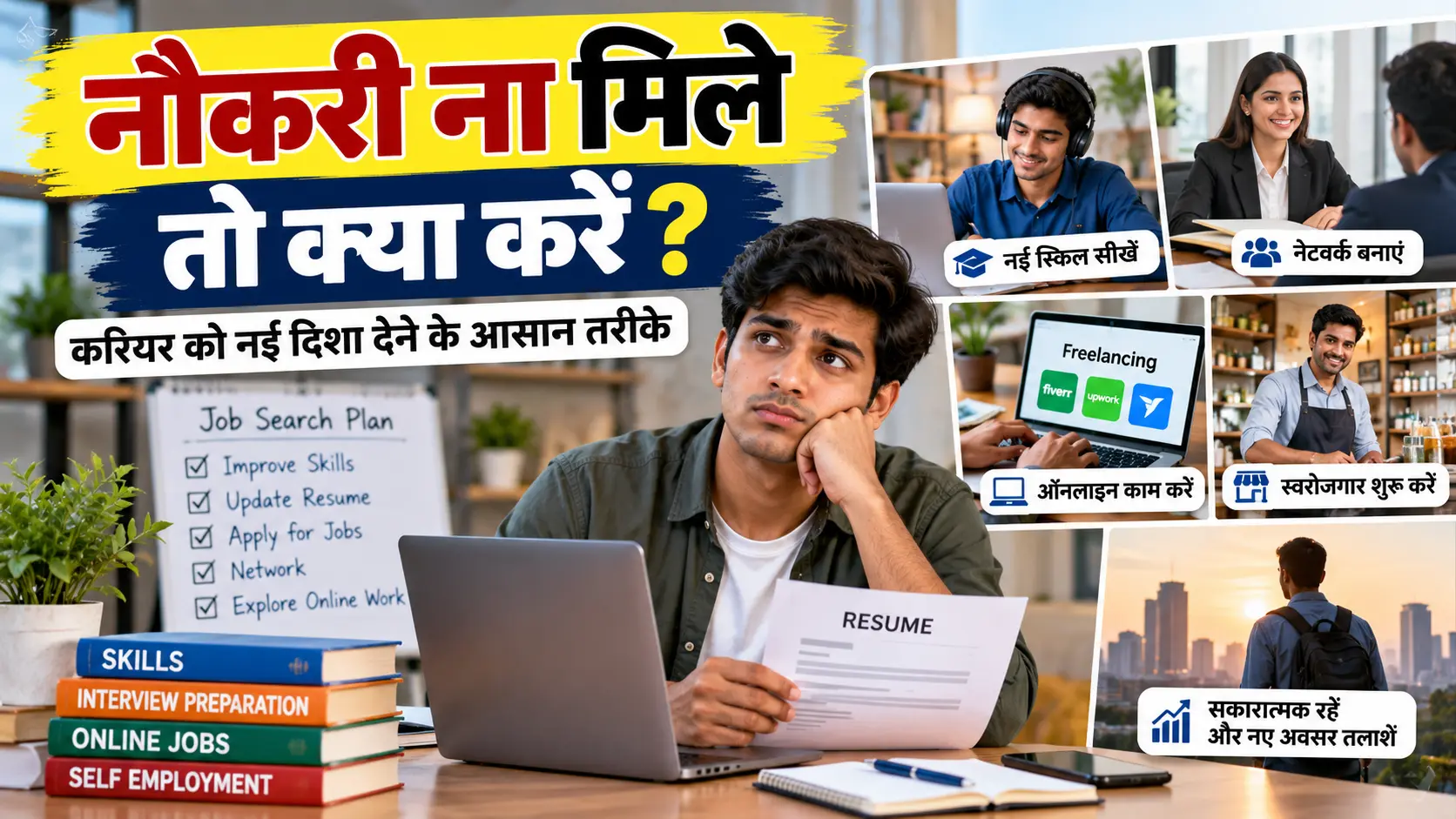 जब कोई नौकरी ना मिले तो अपनाएं