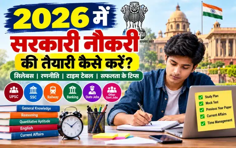 Government Jobs: की तैयारी क्या और कैसे करें | 2026 में कुछ इंर्पोटेंट टिप्स