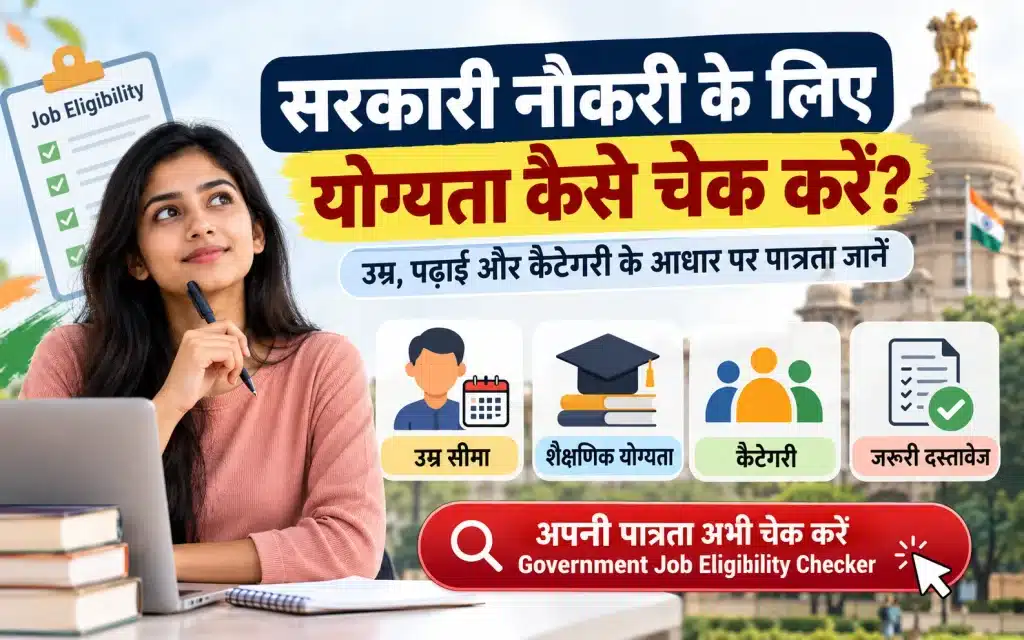 सरकारी नौकरी के लिए योग्यता कैसे चेक करें